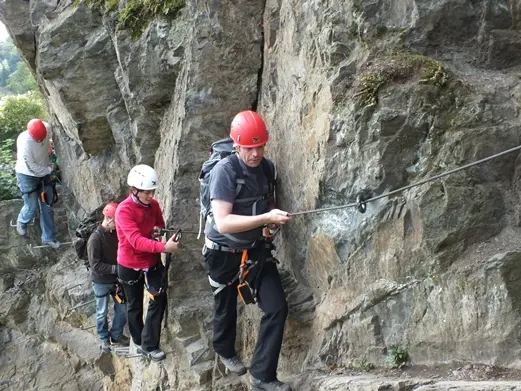 Abenteuer Klettersteig Boppard Rhein