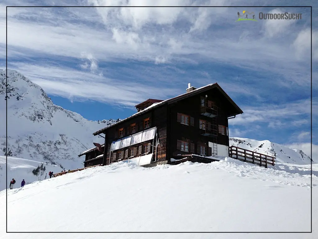 Schneetour zur DAV Schwarzwasserhütte im Kleinwalsertal