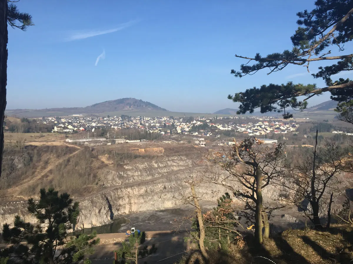 Ausblick Steinbruch Bellberg