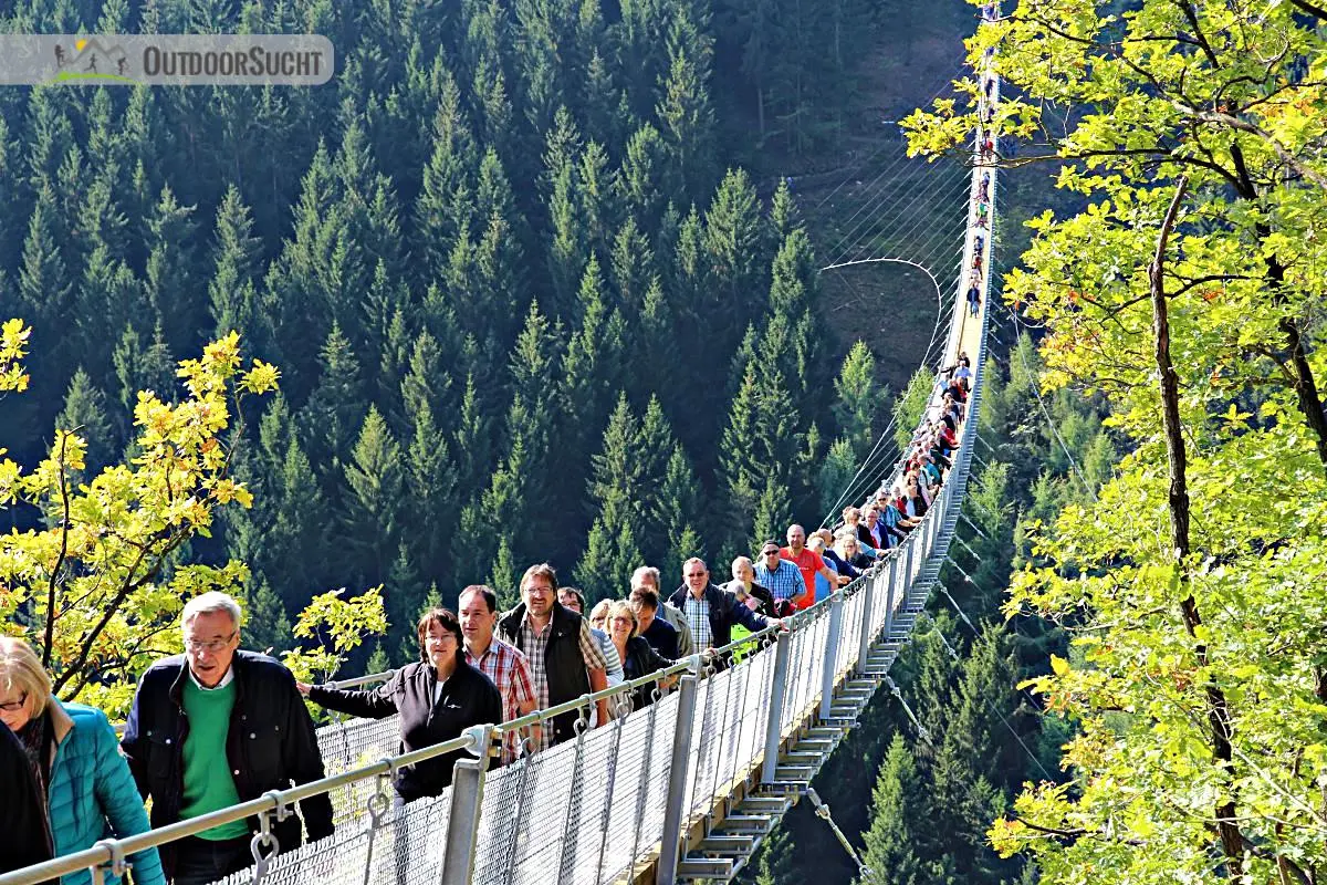 Hängeseilbrücke Geierlay bei Mörsdorf im Hunsrück geöffnet!