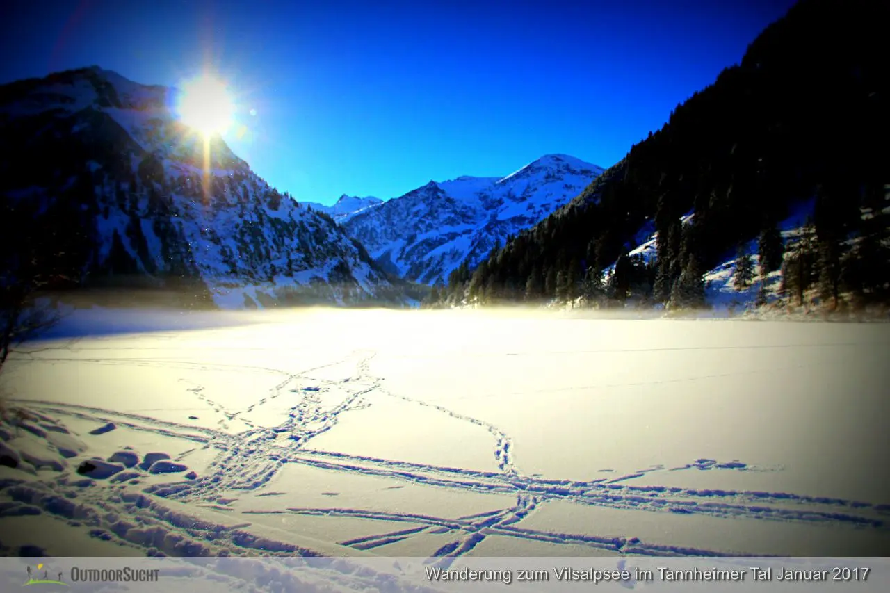 Zum winterlichen Abschluss – Unsere Wanderung zum Vilsalpsee