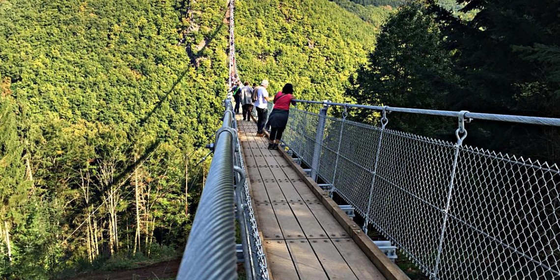 Hängeseilbrücke Geierlay bei Mörsdorf im Hunsrück geöffnet!