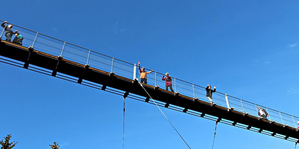 Hängeseilbrücke Geierlay bei Mörsdorf im Hunsrück geöffnet!