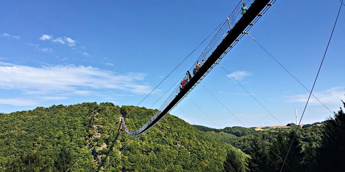 Hängeseilbrücke Geierlay bei Mörsdorf im Hunsrück geöffnet!