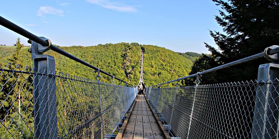 Hängeseilbrücke Geierlay bei Mörsdorf im Hunsrück geöffnet!