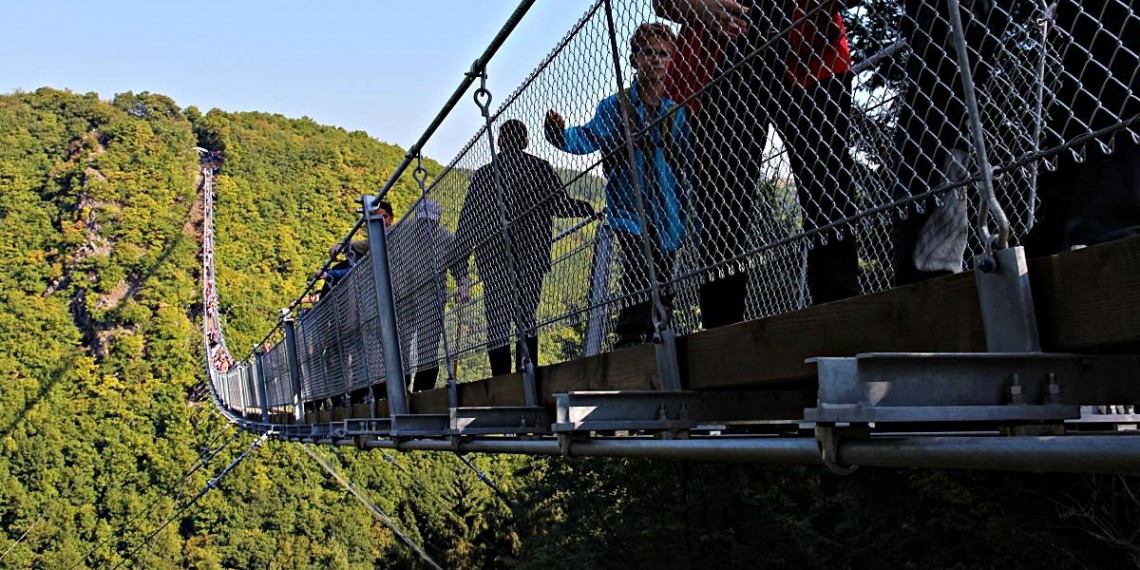 Hängeseilbrücke Geierlay bei Mörsdorf im Hunsrück geöffnet!