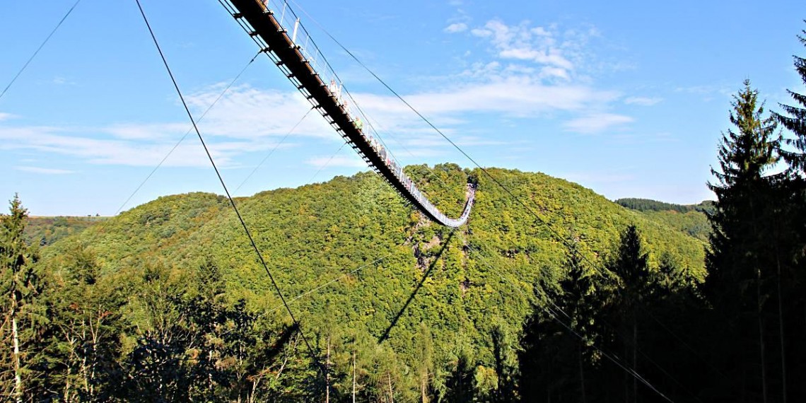 Hängeseilbrücke Geierlay bei Mörsdorf im Hunsrück geöffnet!