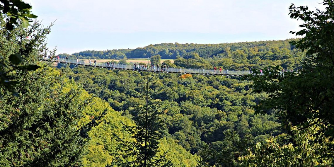 Hängeseilbrücke Geierlay bei Mörsdorf im Hunsrück geöffnet!